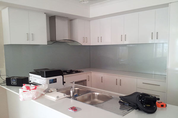 Kitchen Silver Splashback